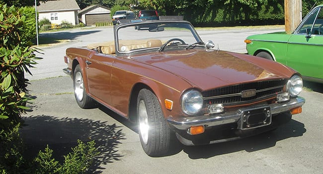 My enduring love affair with a 1976 Triumph TR6