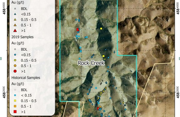 Crestview Exploration Announces Latest Results of Ongoing Mapping and Sampling Efforts at the Rock Creek Gold Project in Elko County, Nevada