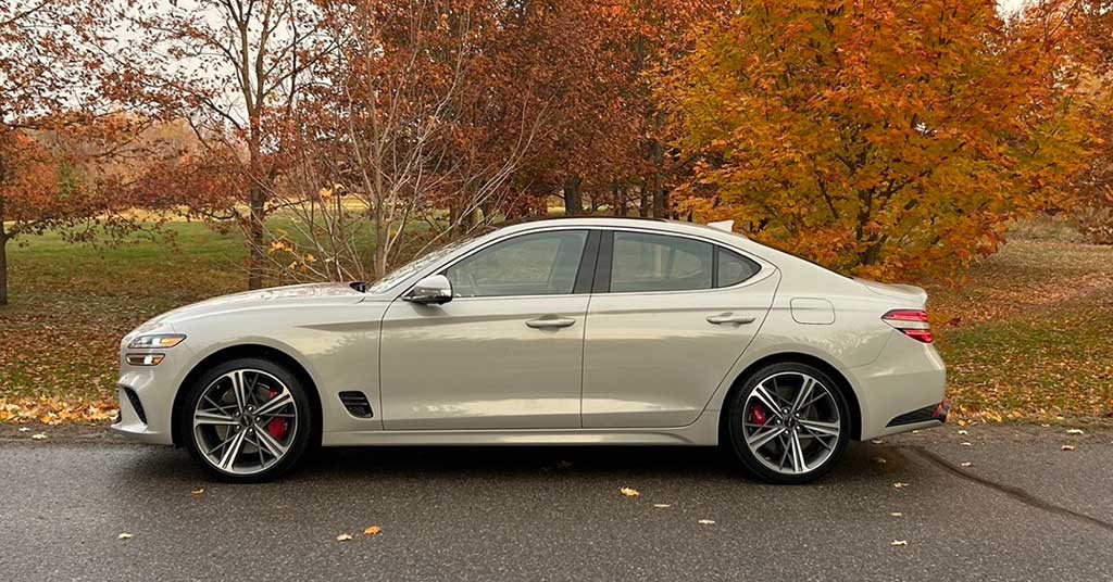 2025-Genesis-G70 - Two Hills Voice The 2025 Genesis G70, the brand’s smallest sedan, proves you don’t need an SUV for power, comfort and premium design