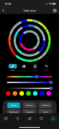 4-draw-paint-your-own - Two Hills Voice You can draw your own colour patterns with the Lepro TB1 Smart Table Lamp.