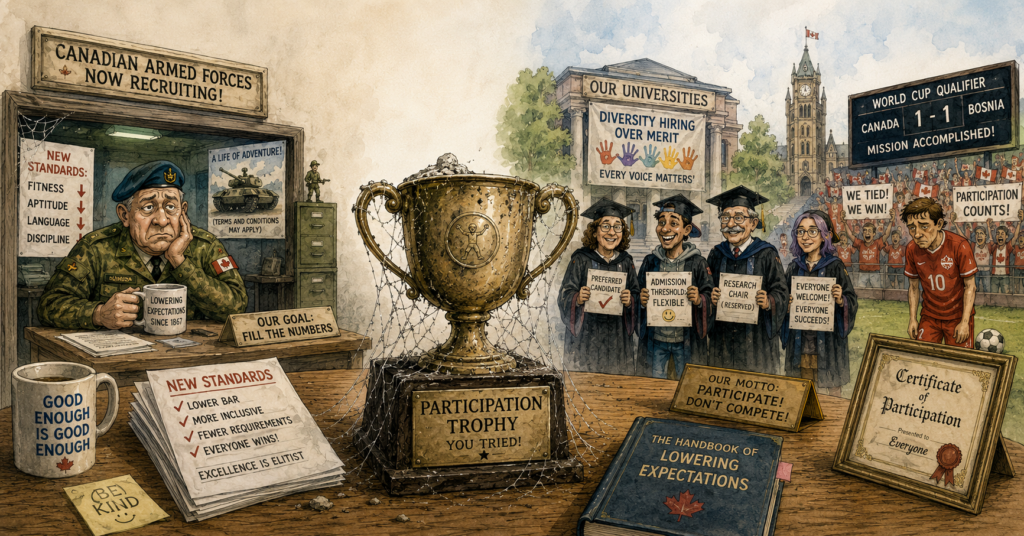 Accepting mediocrity has become a Canadian habit